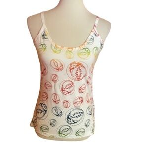 Rainbow steal your face tank top NWT